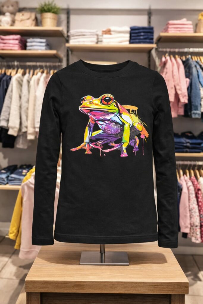 sous-pull-grenouille-colore