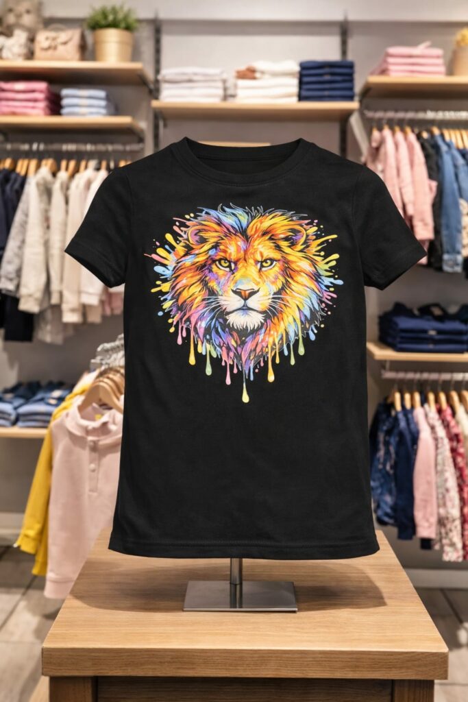 tshirt-lion-colore
