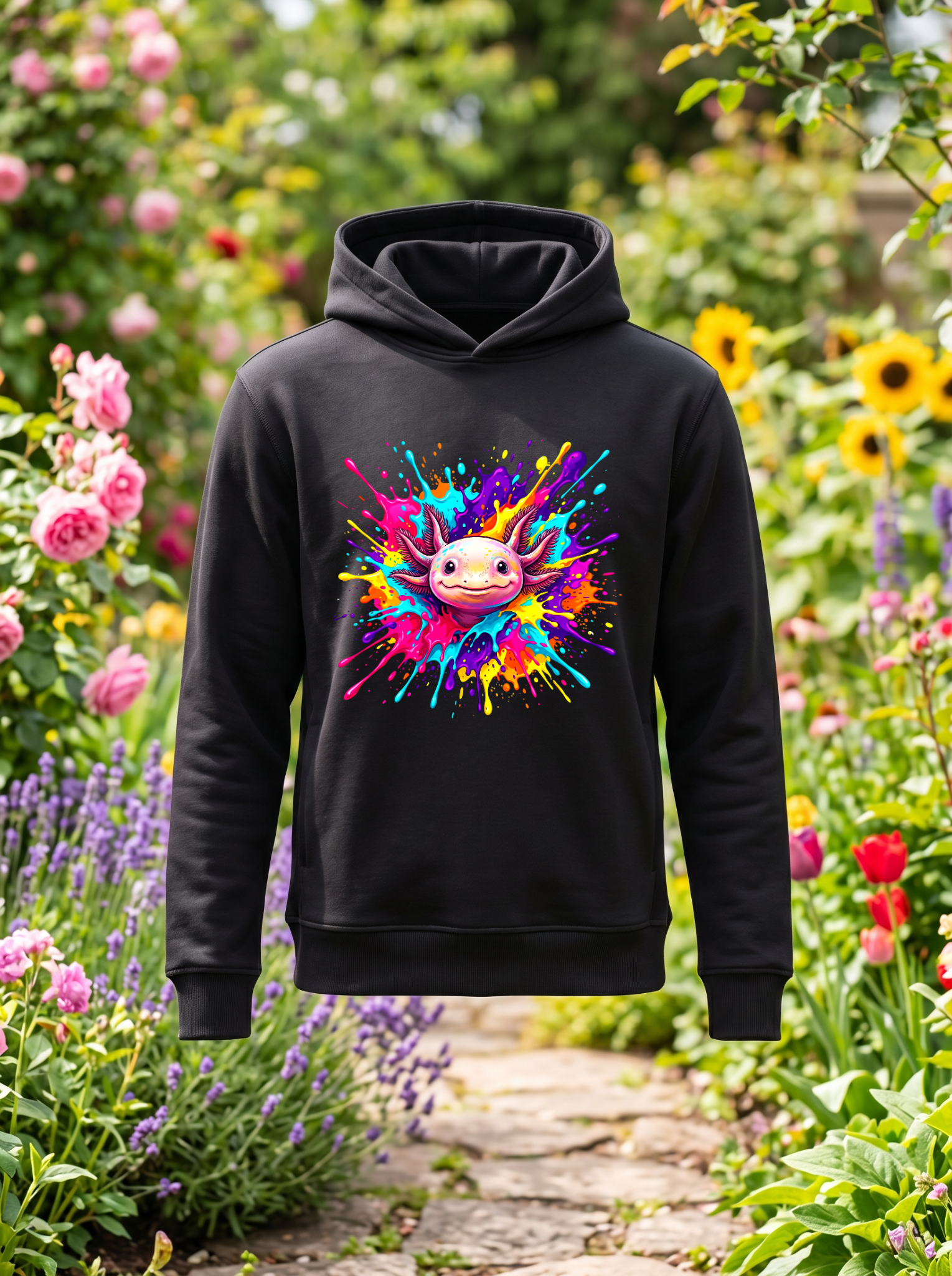 Axolotl sweat noir
