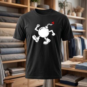 Bomb 30x30 DTF T shirt noir face