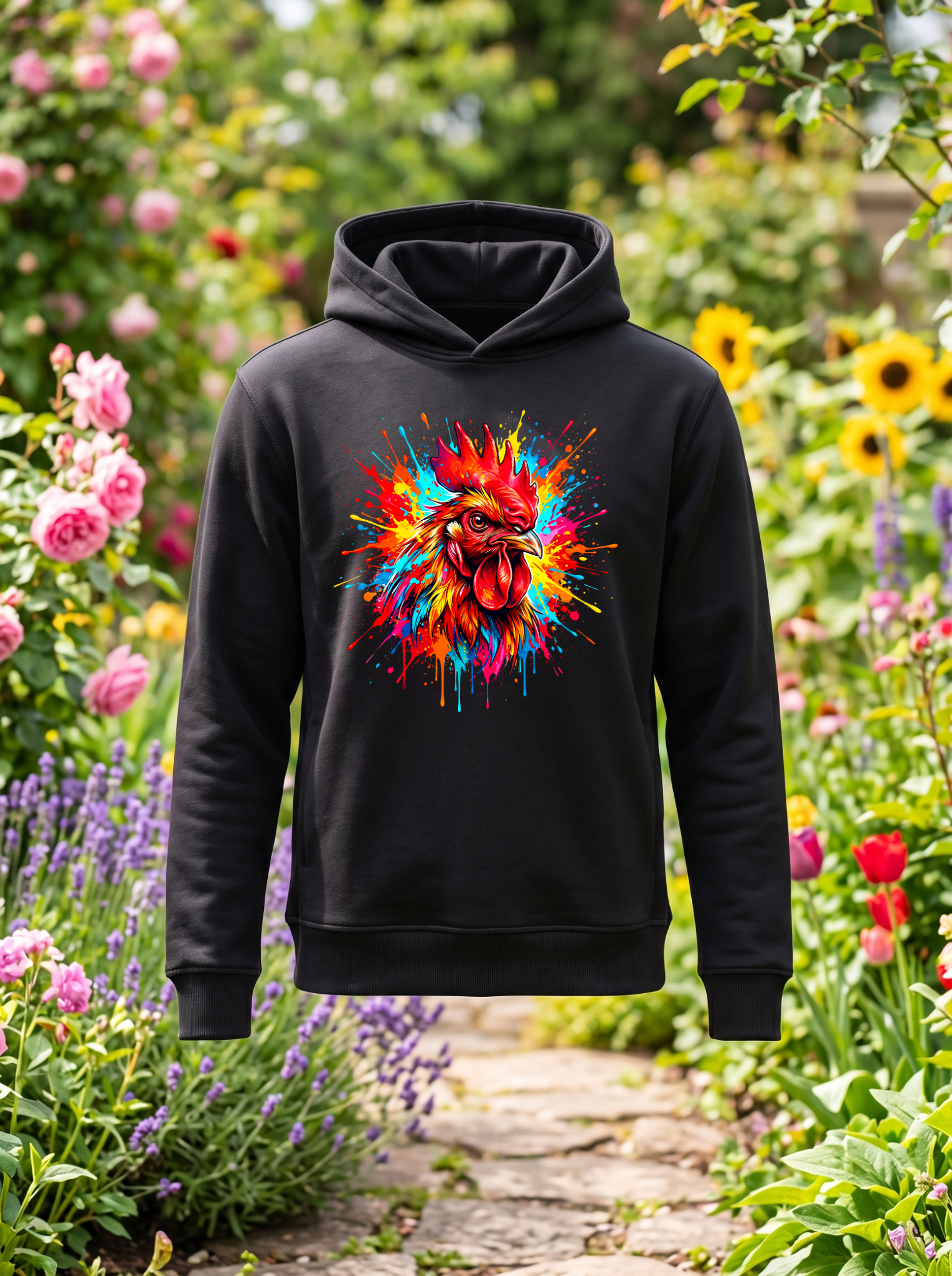 Coq sweat noir