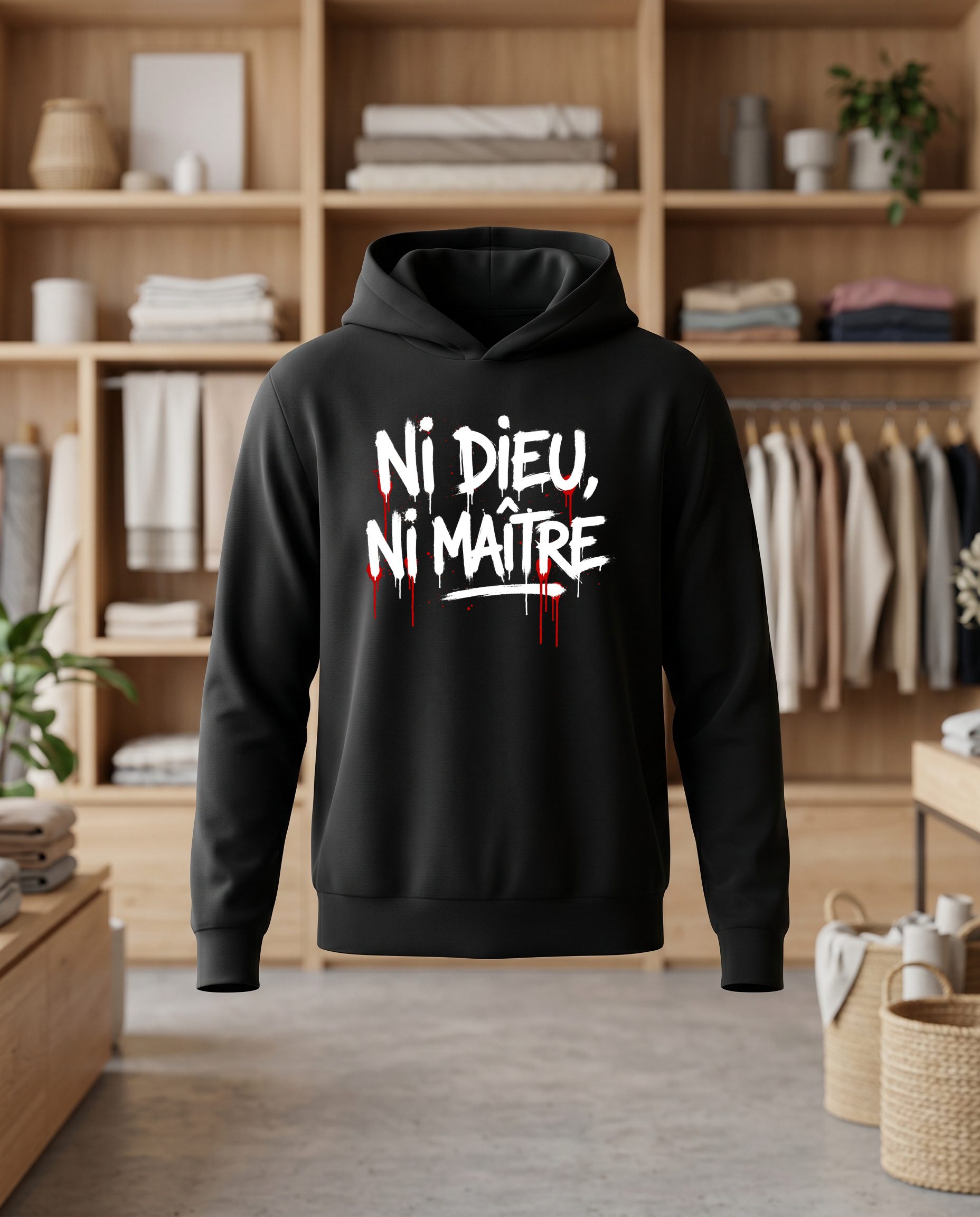 NidieuNimaitreTag 31x31 DTF Sweat noir face