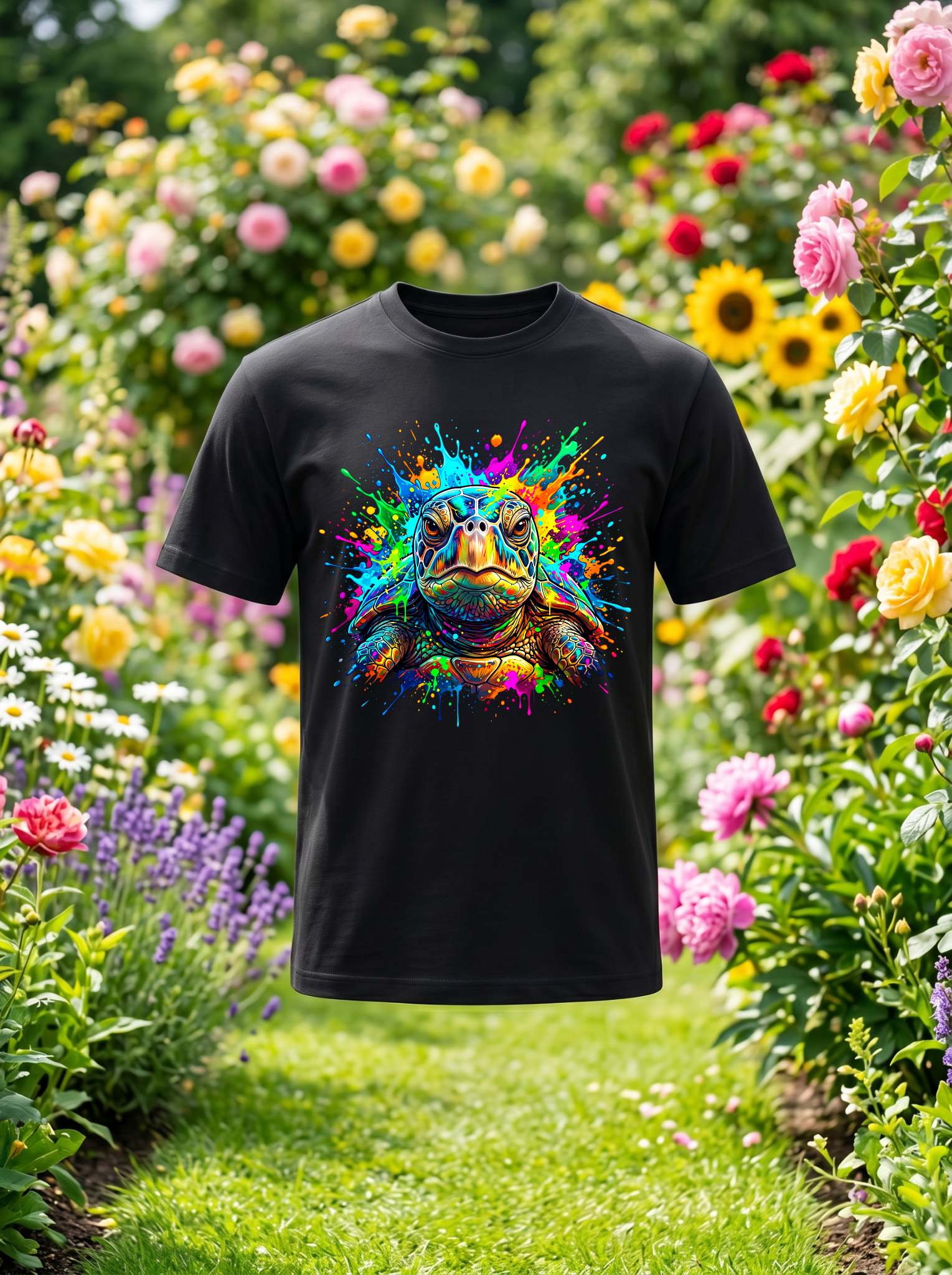Tortue tshirt noir