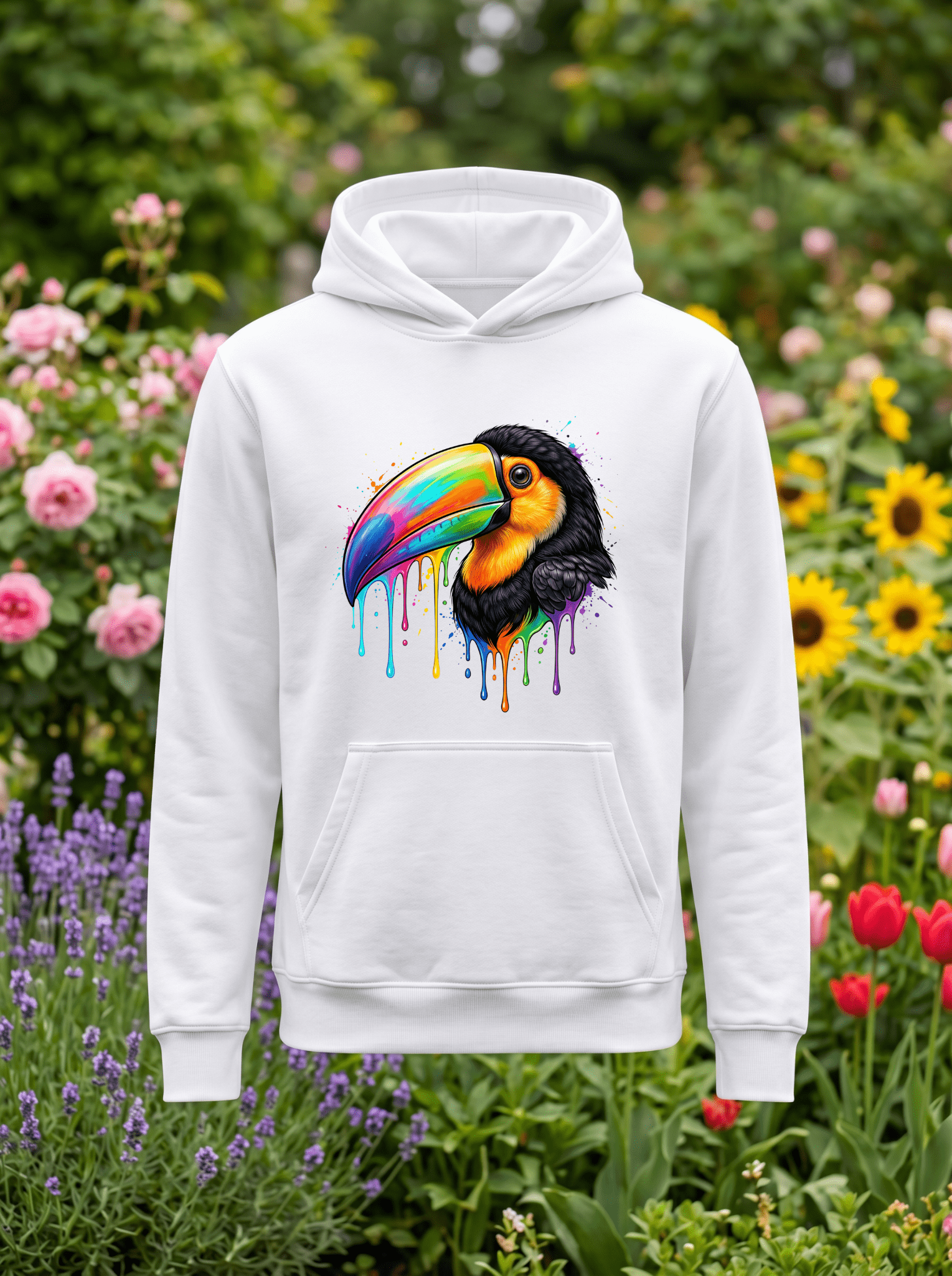 Toucan2 sweat blanc