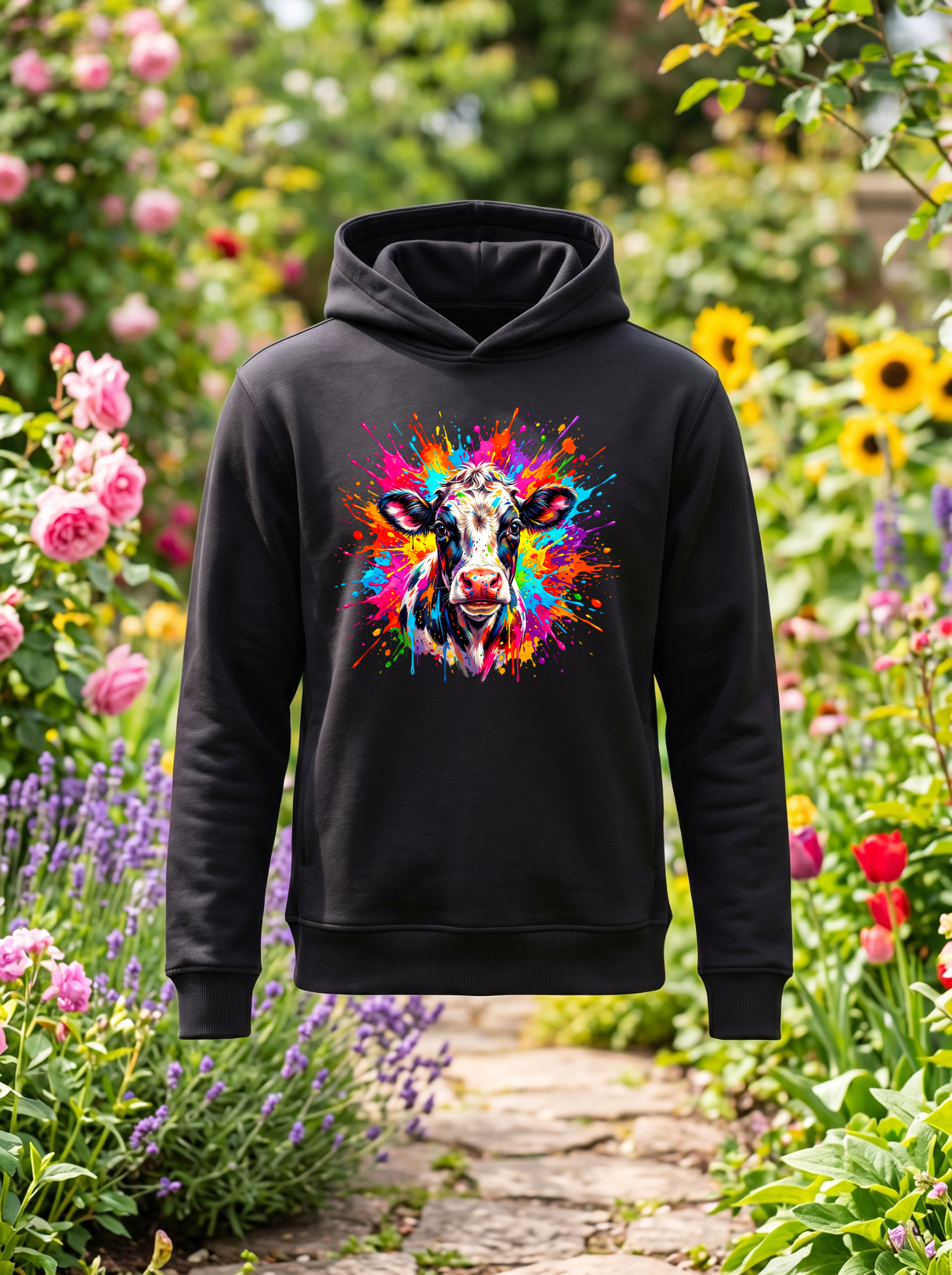 Vache sweat noir