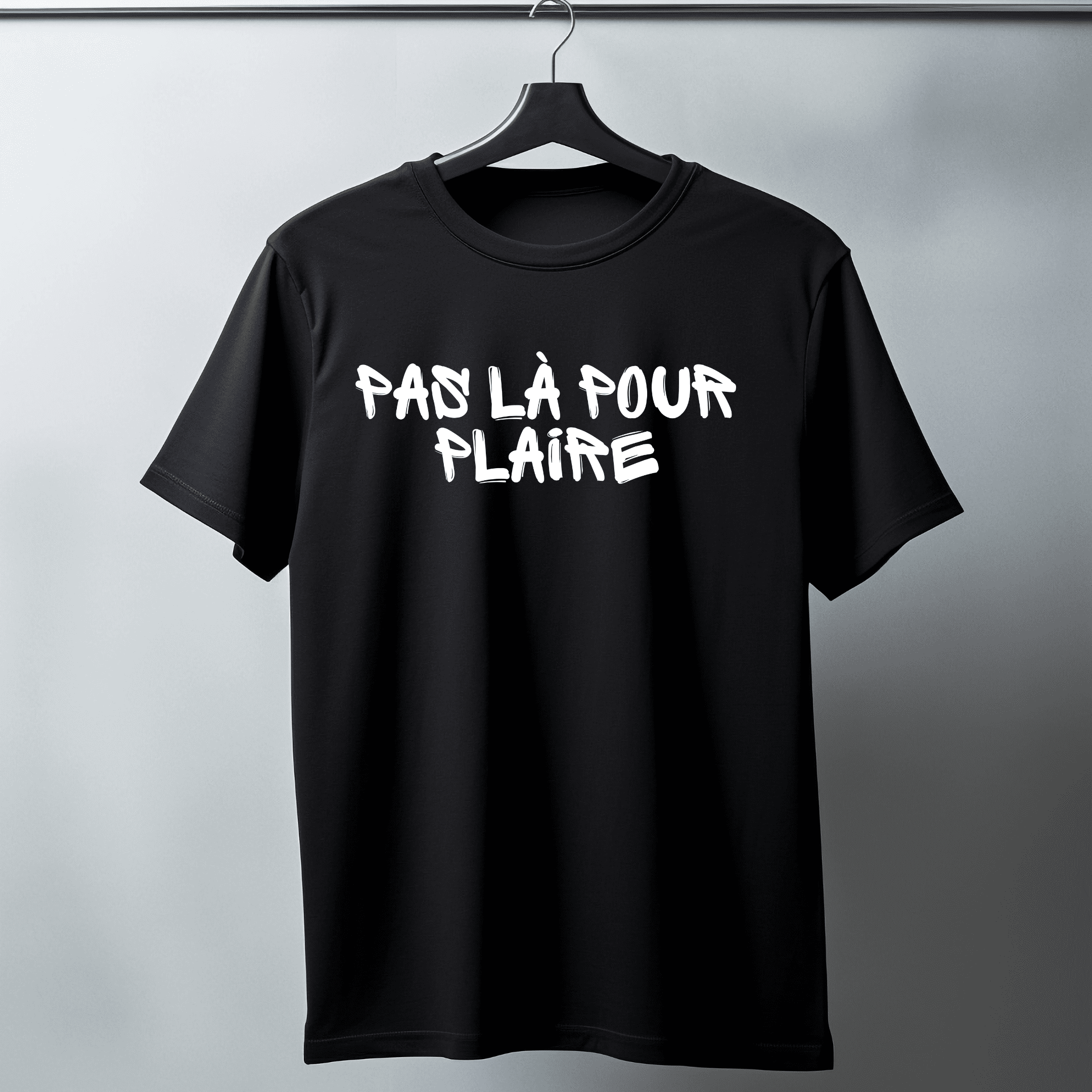 noir pas la pour plaire tshirt noir